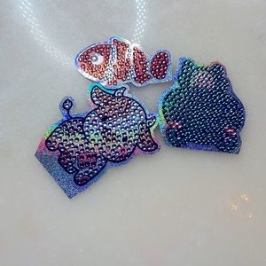3 gem Animal stickers
